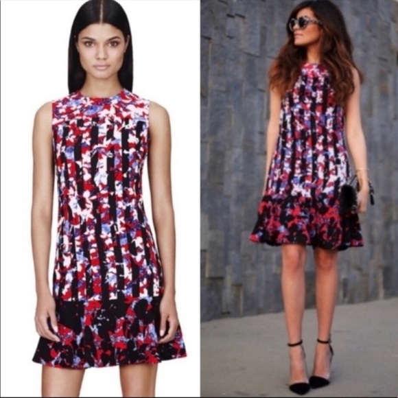 Peter Pilotto For Target Red Blue Drop Waist Dress - Picture 4 of 13
